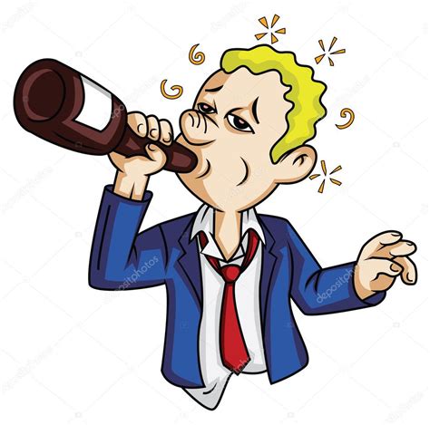 Drunk man Stock Vector by ©funwayillustration 54805055