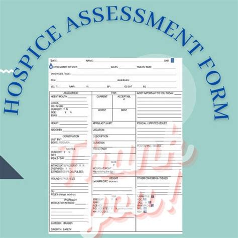 Hospice Assessment Form Hospice Nurse Cheat Sheet Hos - vrogue.co