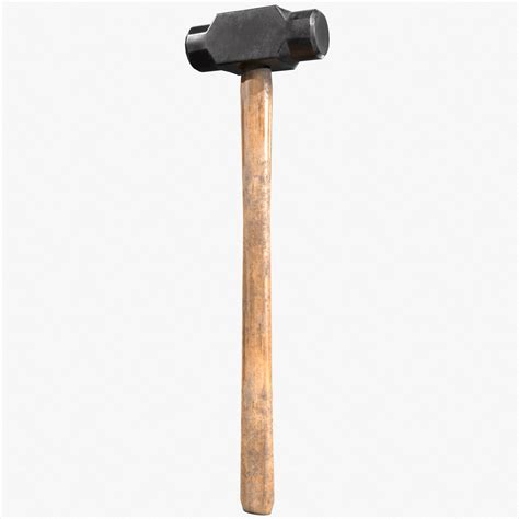 3D model Sledgehammer Game Ready PBR Textures 3D model VR / AR / low-poly MAX OBJ FBX MA TBSCENE