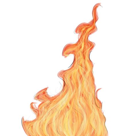 How To Draw Realistic Fire