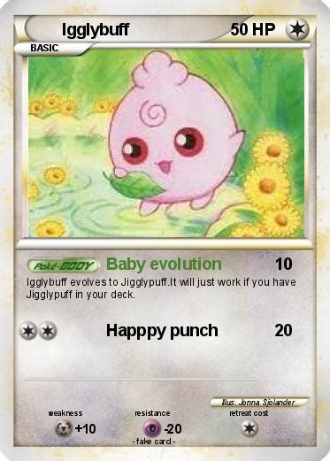 Pokémon Igglybuff 9 9 - Baby evolution - My Pokemon Card