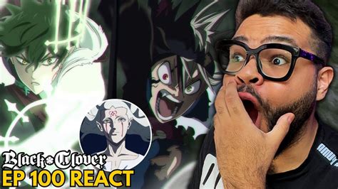 ASTA E YUNO VS LICHT! BLACK CLOVER Episodio 100 REACT - YouTube