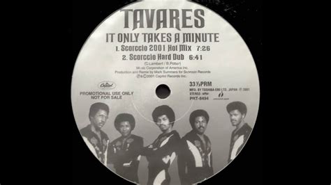 タバレス・愛のディスコティック Tavares It Only Takes A Minute 1975 - YouTube