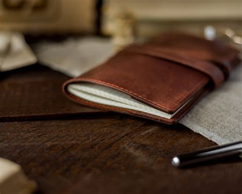 Small Leather Notebook Genuine Leather Journal Handmade Full | Etsy