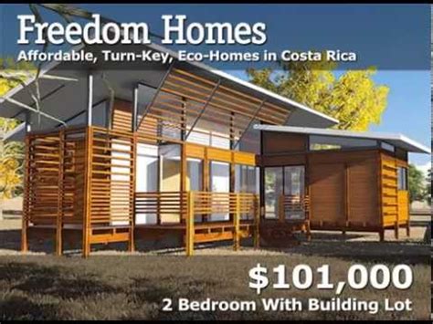 Retire in a Brand New, 2 BR Costa Rica Eco-Home - $101,000 Lot Included - YouTube