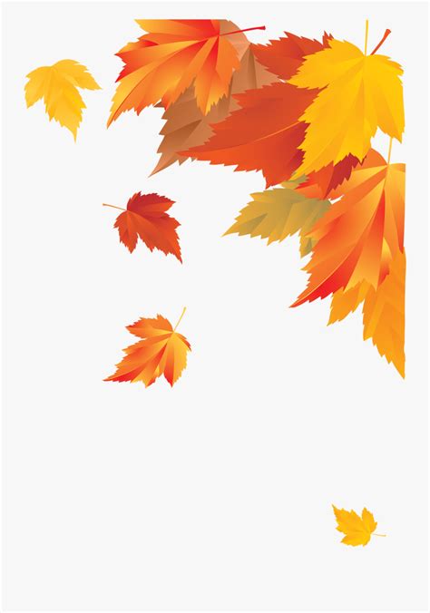 Autumn Leaves Clipart Corner Border Corner Autumn Leaves Border ...