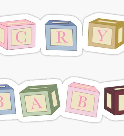 Cry Baby: Stickers | Redbubble