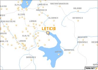 Leticia (Colombia) map - nona.net