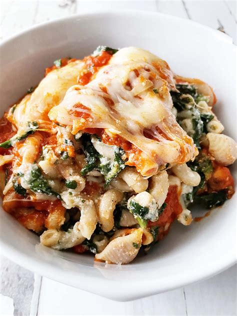 Spinach & Ricotta Pasta Bake — The Skinny Fork