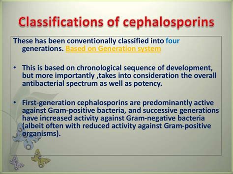 Cephalosporins antibiotics