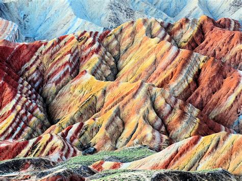 Zhangye Danxia Landform - Mountain Range in China - Thousand Wonders