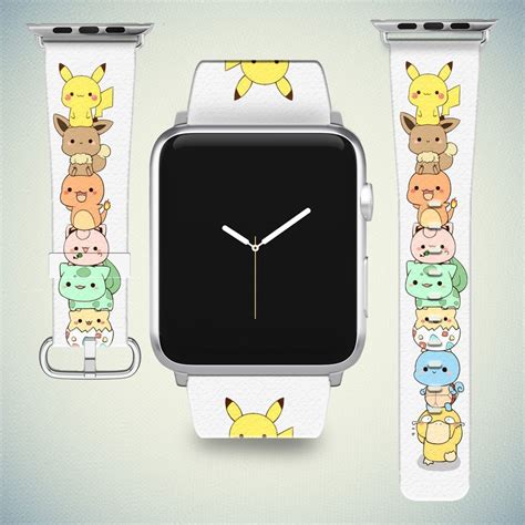 Pokemon Apple Watch band Series 1 2 3 4 5 6 Pikachu Apple | Etsy