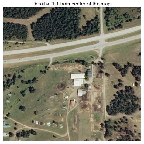 Aerial Photography Map of Lotsee, OK Oklahoma