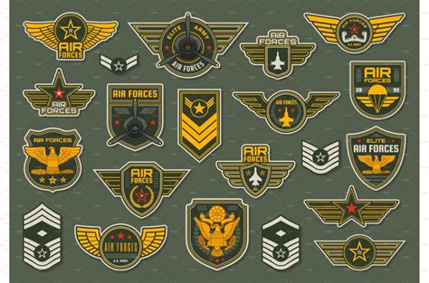 Army air forces, airborne badges – MasterBundles