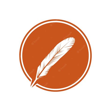 Premium Vector | Quill logo