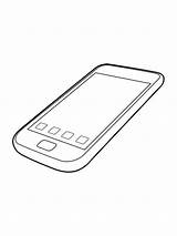 Cell Phone coloring pages sketch template