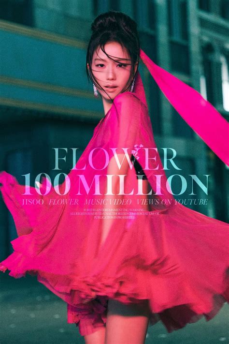 BLACKPINK Jisoo's 'FLOWER' becomes the fastest 2023 K-Pop MV to hit 100 million views on YouTube ...