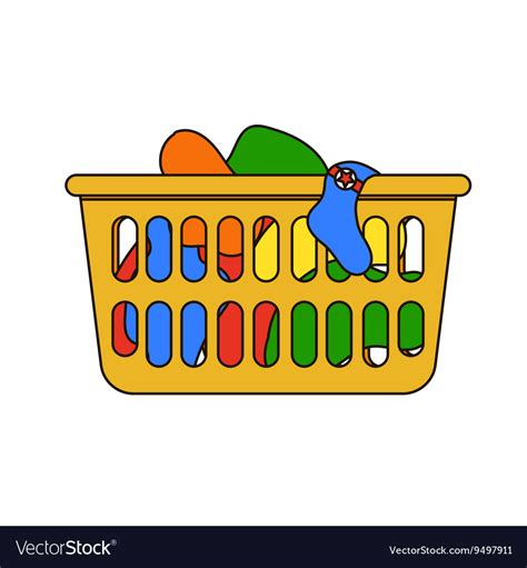 Laundry Basket Clipart