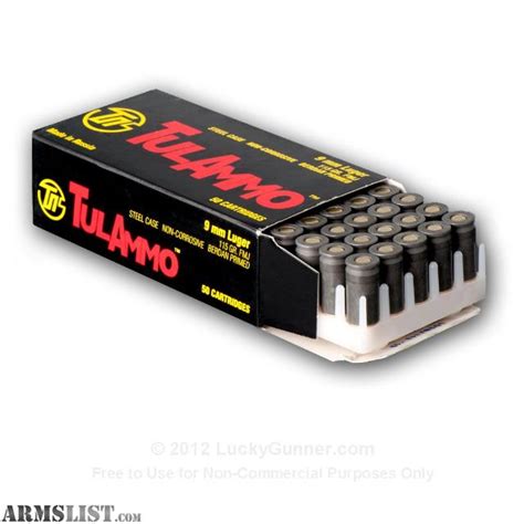 ARMSLIST - For Sale: 9mm Ammo in bulk- 1000 rounds - 5000 rounds