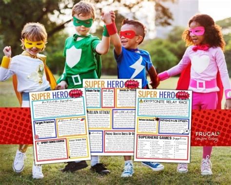 The 15 Best Superhero Games for a Kids' Birthday Party - Print today!