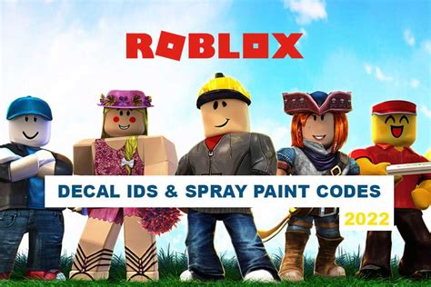 Roblox Decal IDs & Spray Paint Codes List 2022 - iHeni