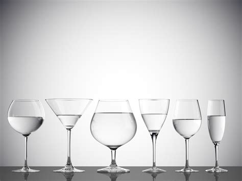 Empty and full glasses on white background 3D Model $5 - .max .fbx .obj - Free3D