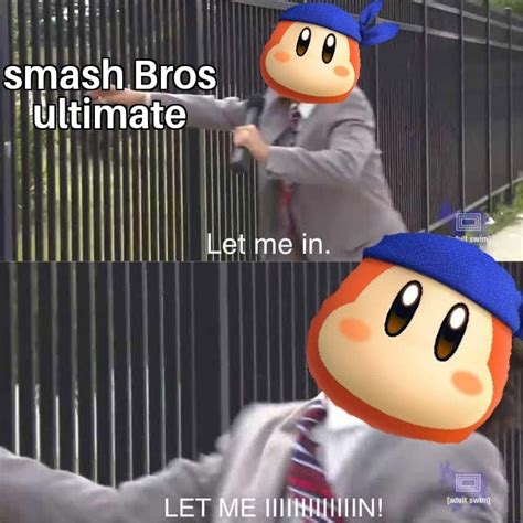 Let him in sakurai : r/Kirby