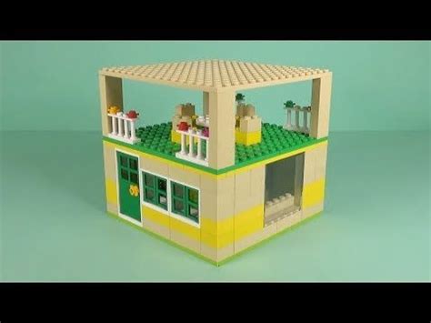 a toy house made out of lego blocks