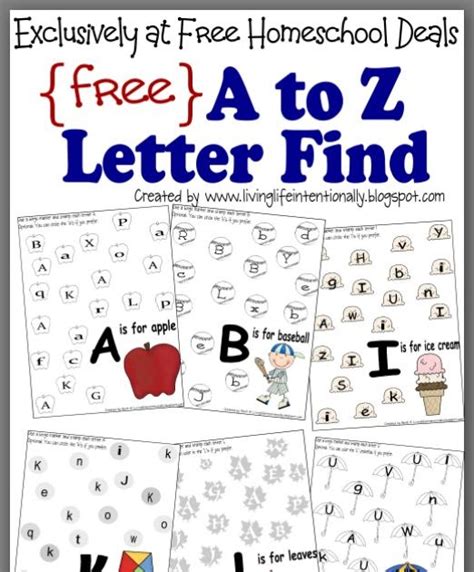 A to Z Letter Find