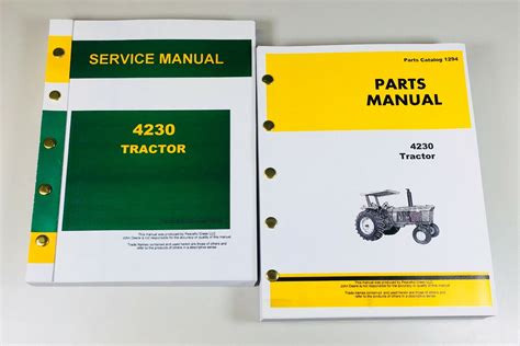 John Deere 4230 Parts Book