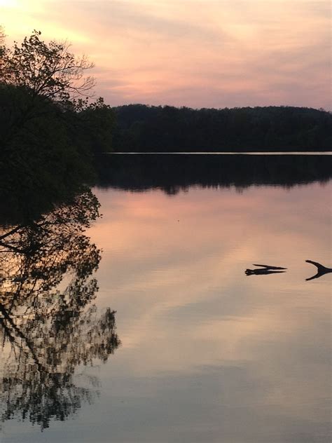 Sunset at Marsh Creek State Park | State parks, Park, Lake