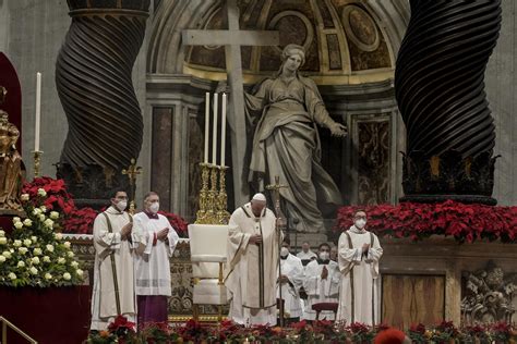 Pope celebrates Christmas Eve Mass as virus surges in Italy | AP News ...