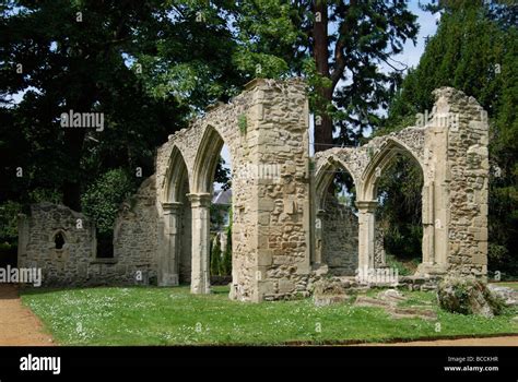 Trendells folly in the abbey gardens at Abingdon Stock Photo - Alamy