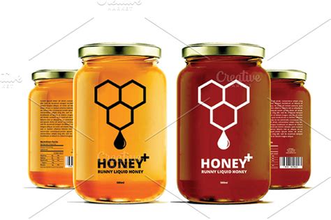 Honey Labels v1 | Creative Logo Templates ~ Creative Market