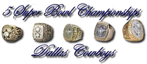 Cowboys Super Bowl Rings Pictures | Dividers » Sports » Dallas Cowboys ...