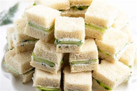 Making Cucumber Sandwiches