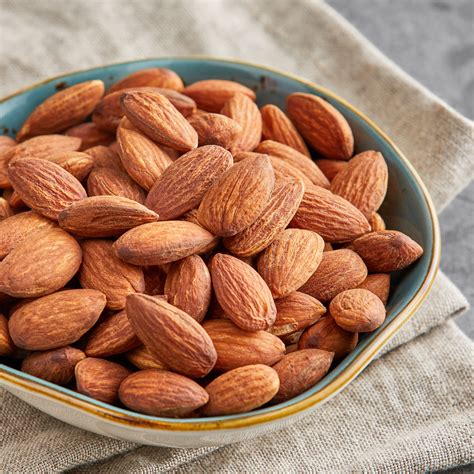 Roasted Unsalted Almonds 25 lb.