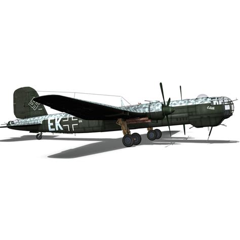 3d model heinkel he-177 - bomber