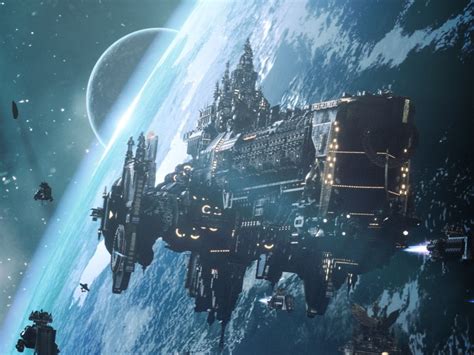 Battlefleet Gothic: Armada 2 | Warhammer art, Space fantasy, Space ship concept art