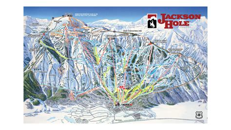 Jackson Hole Ski Map And Information - Free Piste Map