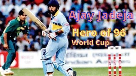 Ajay Jadeja destroyed waqar Younis 1996 world Cup Quarter final match #cricket #youtube #viral ...