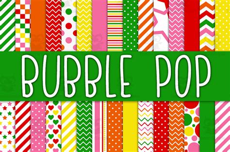 Digital Paper: Bubble Pop by Teach Simple