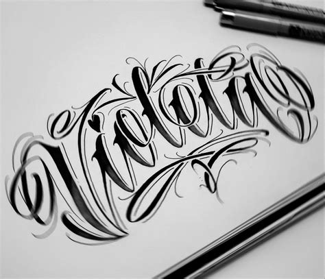 Letras chicanas, tatuajes chicanos, Lettering, Letras cursivas. Chicano Tattoos Lettering ...