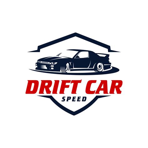 drift car logo design, drift racing illustration 21637735 Vector Art at Vecteezy