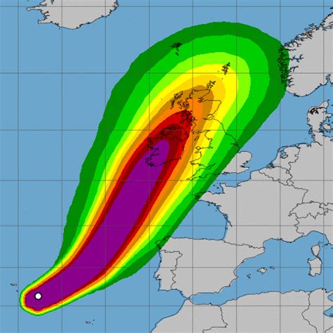 Hurricane Ophelia Stuns Meteorologists, Heads for Ireland