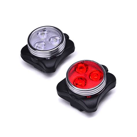 Rechargeable Led Bike Light Set,Cycling Headlight And Taillight,Front ...