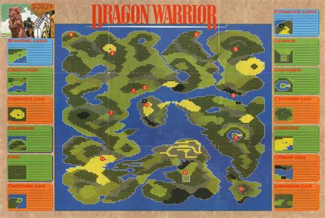 File:Dragon Warrior - NES - Map - Alefgard - Poster.jpg - TheAlmightyGuru