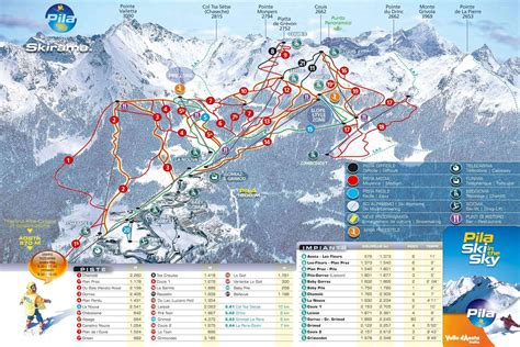 Pila piste map