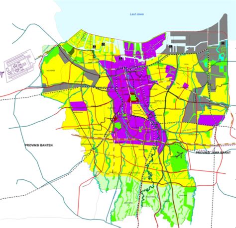 Peta Rencana Tata Ruang Wilayah Dki Jakarta 2030 Vision Plan - IMAGESEE