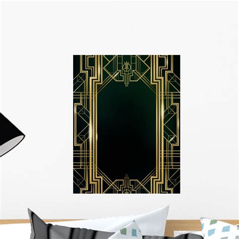 Great Gatsby Art Deco Wall Decal - WallMonkeys.com